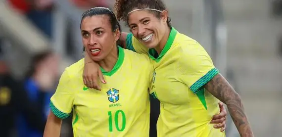 Marta marca e Brasil derrota Jamaica em último amistoso antes de Paris-24