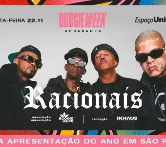 Boogie Week chega à 4ª edição em novembro com apresentação única dos Racionais MC’s em SP este ano