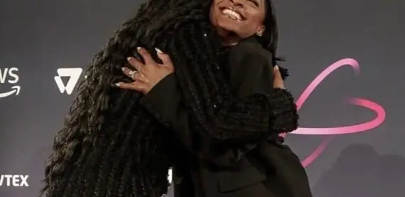 Rebeca Andrade e Simone Biles se reencontram em evento nos EUA: “Primeiro de muitos”