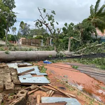 Moçambique enfrenta segundo ciclone em um mês e deixa 156 mil pessoas sem eletricidade