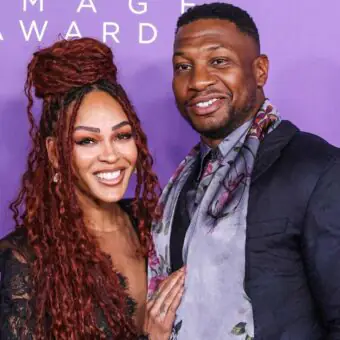 Noiva do ator, Meagan Good espera que a carreira de Jonathan Majors se recupere