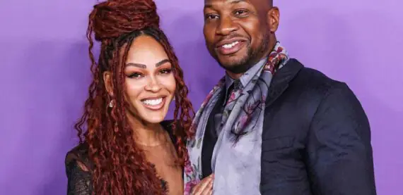 Noiva do ator, Meagan Good espera que a carreira de Jonathan Majors se recupere