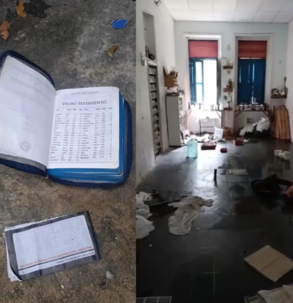 Terreiro de umbanda no Rio é alvo de invasão e depredação em ataque de intolerância religiosa