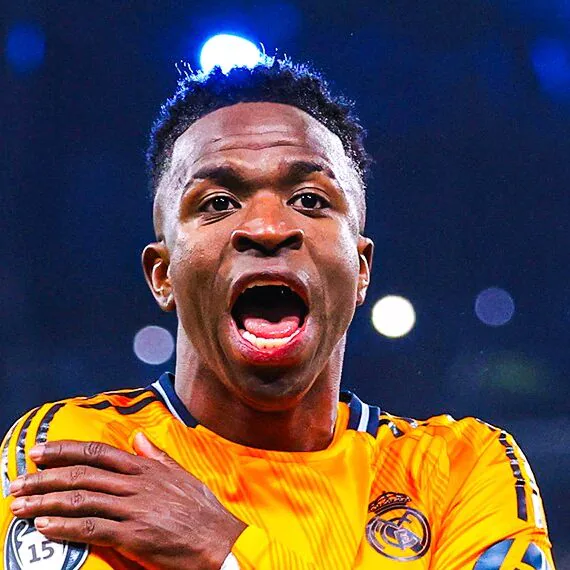 Provocado em campo, Vini Jr. é eleito melhor jogador em partida contra Manchester City