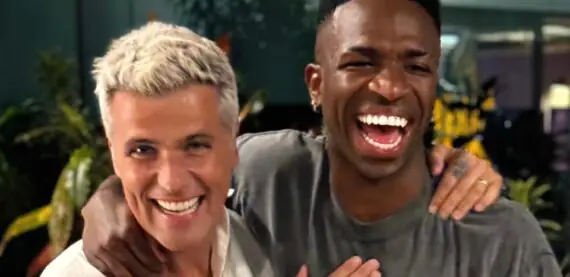 Vini Jr se une a Bruno Gagliasso em projeto audiovisual antirracista