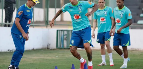 Seleção Brasileira se prepara para jogos contra Colômbia e Argentina pelas Eliminatórias