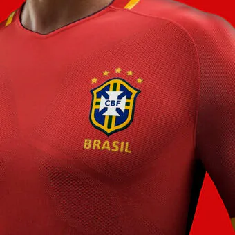 Camisa da Seleção Brasileira será na cor vermelha na Copa do Mundo de 2026