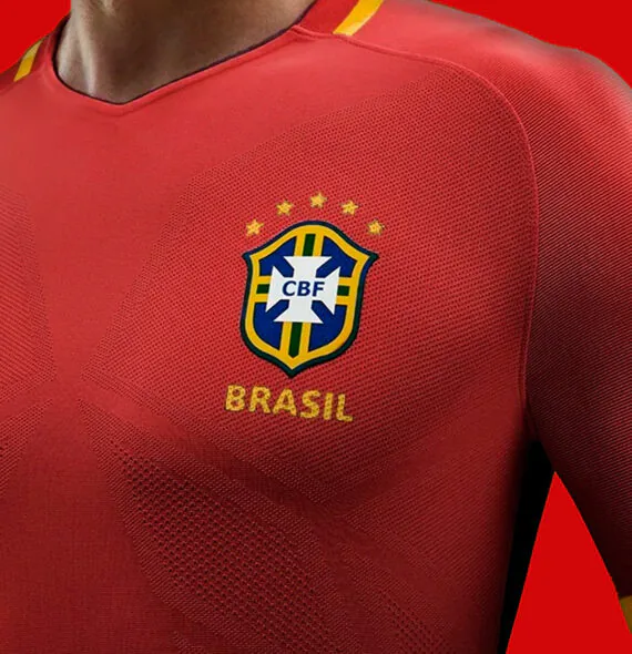 Camisa da Seleção Brasileira será na cor vermelha na Copa do Mundo de 2026