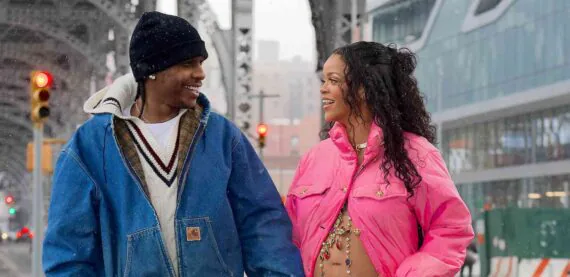 A$AP Rocky agradece não ter tido vazamento na primeira gravidez de Rihanna: “Assim que deveria ser”