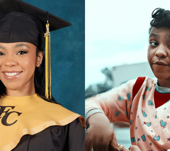 Priah Ferguson, a Erica de ‘Stranger Things’, se forma no ensino médio: “Sempre estudei em escola pública”