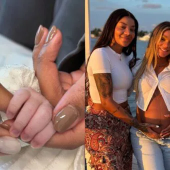 Silvana Oliveira celebra nascimento de Zuri, primeira filha de Ludmilla e Brunna: “Agora sou vovó”
