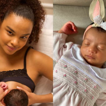 Lucy Ramos celebra dois meses da filha com dança de valsa: “Que a gente siga juntinhas, passo a passo”