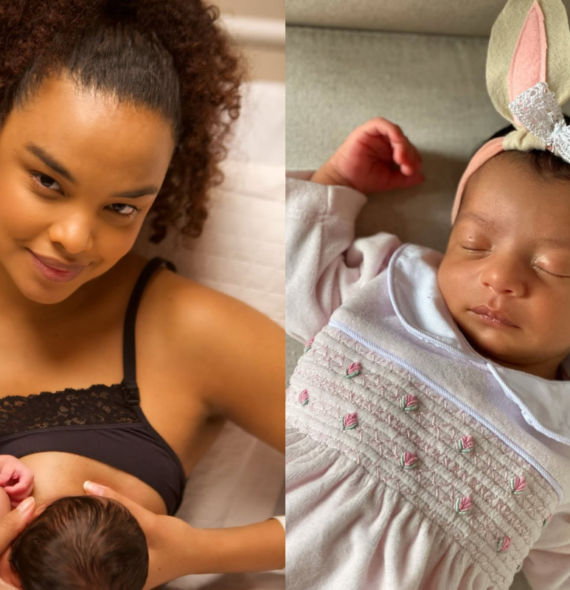 Lucy Ramos celebra dois meses da filha com dança de valsa: “Que a gente siga juntinhas, passo a passo”