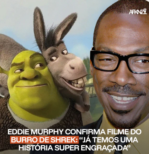 ‘Shrek’: Eddie Murphy confirma que filme focado no Burro chega em 2028