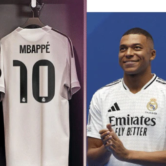 Mbappé o novo camisa 10 do Real Madrid