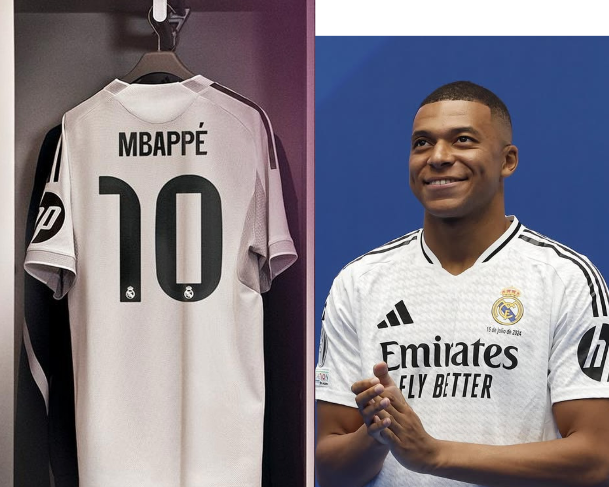 Mbappé o novo camisa 10 do Real Madrid