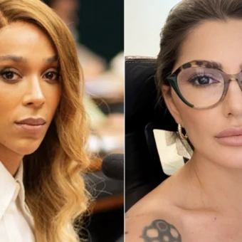 Antonia Fontenelle se defende de acusação de racismo contra Erika Hilton, após atacá-la: “Tive dois maridos negros”