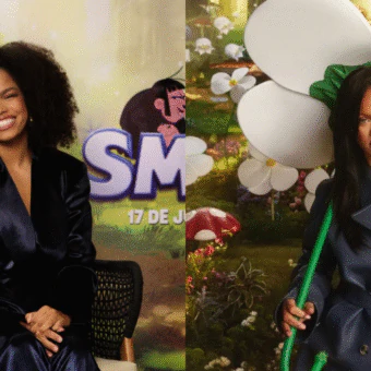 Jeniffer Nascimento dá voz a personagem dublada por Rihanna na nova animação dos Smurfs