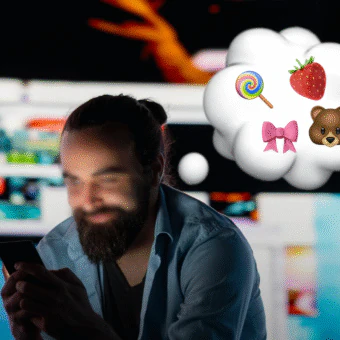 Quando o fofinho esconde o tóxico: emojis usados em contextos abusivos nas redes sociais